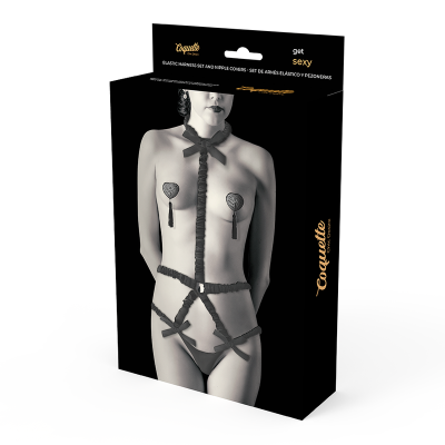 Dessous Set Mit Deluxe Nippelpatches | Coquette Chic Desire