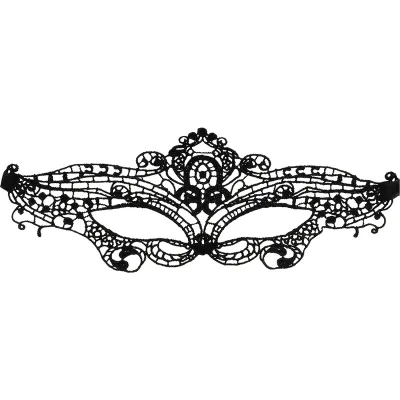 Fine Black Lace Mask – Coquette Chic Desire