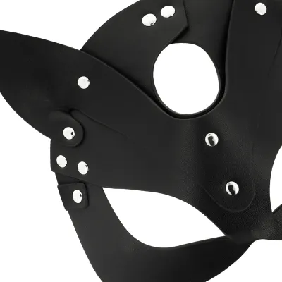 Vegane Ledermaske Mit Katzenohren – Coquette Chic Desire