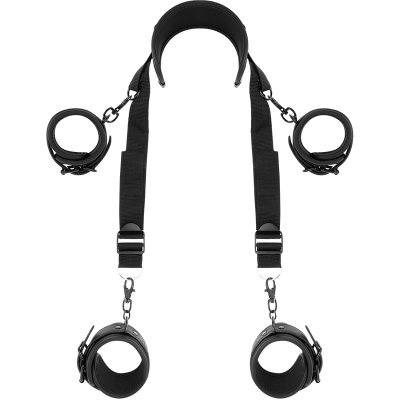 Positioniergeschirr Mit 4 Noprengefüttert Handschellen | Fetish Submissive
