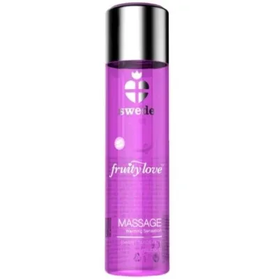 Fruity Love Massageöl Rosa Himbeere Und Rhabarber 60ml – Swede