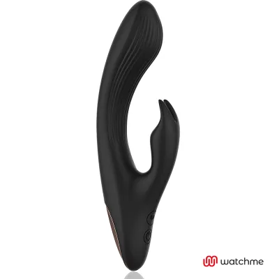 Rabbitvibrator Watchme Kompatibel Schwarz/Gold | Anne's Desire