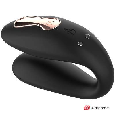 Watchme Dual Pleasure Vibrator Schwarz / Gold | Anne's Desire