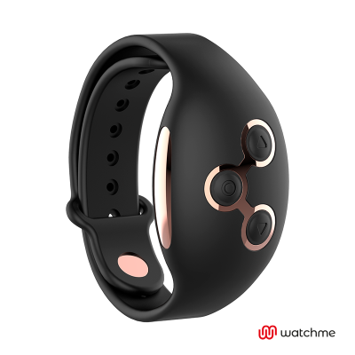 Watchme Dual Pleasure Vibrator Schwarz / Gold | Anne's Desire