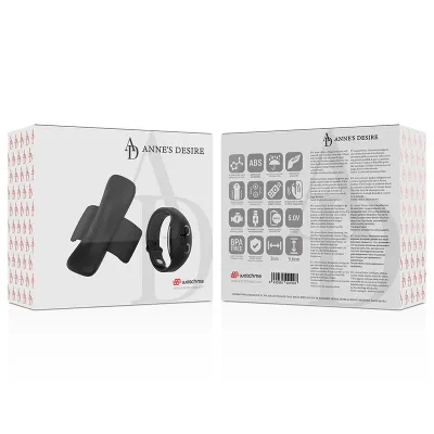 Panty Pleasure Black Watchme Kompatibel | Anne's Desire