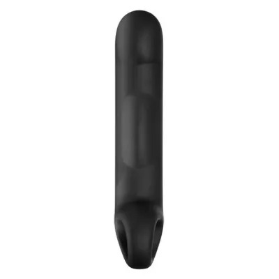 Ovid Silicone Dildo Black – Electrastim