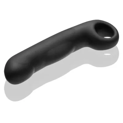 Ovid Silicone Dildo Black – Electrastim
