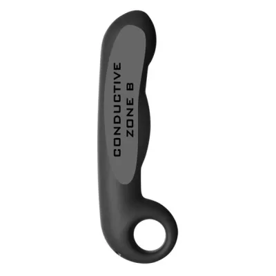 Ovid Silicone Dildo Black – Electrastim