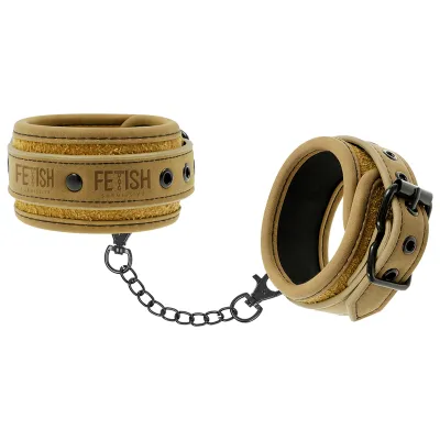 Leather handcuffs made from vegan leather – Fetish Submissive