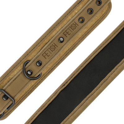 Lederhandschellen Aus Veganem Leder Mit Neoprenfutter | Fetish Submissive