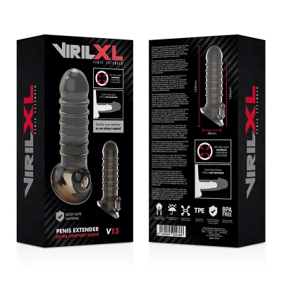 Penisverlängerung Xtra Komfort V15 Schwarz – Virlxl