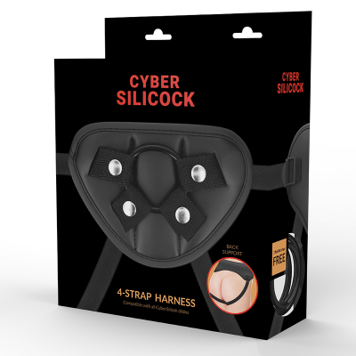 Arnés mit 3 Anillas Silikon | Cyber Silicock