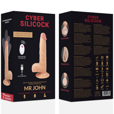 Mr John Vibrator Natural | Cyber Silicock