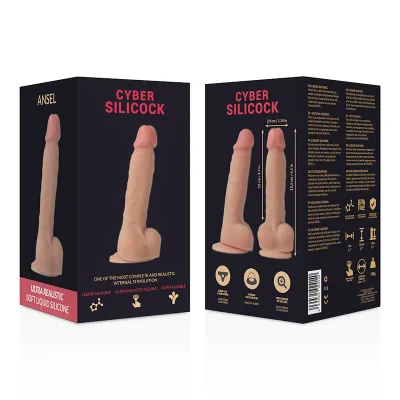Ansel Realistischer Dildo 15.5cm – Cyber Silicock