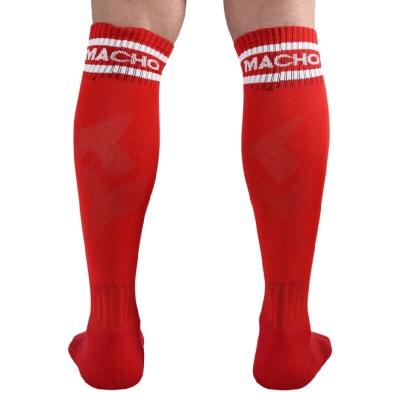 Lange Socken OneSize Rot | Macho