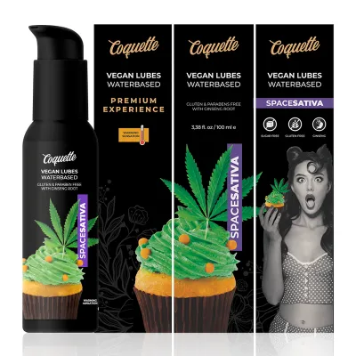 Veganes Space Sativa Gleitgel 100ml – Coquette Chic Desire
