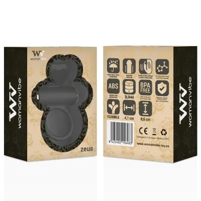 Zeus silicone vibrator ring – Womanvibe