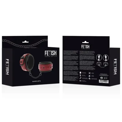 Vegan handcuffs with neoprene lining – Fetish Submissive