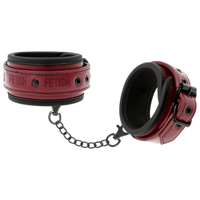 Handschellen Aus Veganem Leder Mit Neoprenfutter | Fetish Submissive