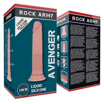 Harness + Premium Dildo Avenger 19cm | Rockarmy