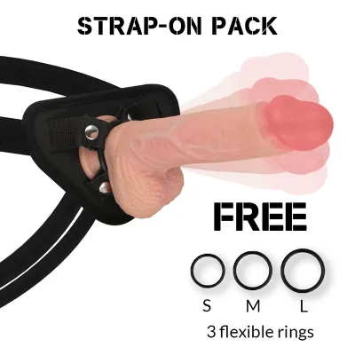 Rockarmy - Gurt + Hawk-Rotator Und Vibrator 22cm