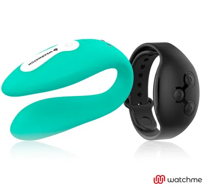 Watchme Dual Technology Vibrator Aquamarine / Jet | Wearwatch