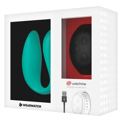 Watchme Dual Technology Vibrator Aquamarine / Jet | Wearwatch