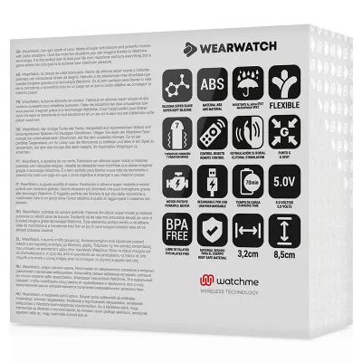 Watchme Dual Technologie Vibrator Fuchsia / Aquamarine | Wearwatch