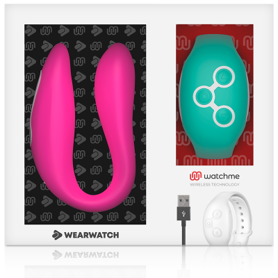 Watchme Dual Technologie Vibrator Fuchsia / Aquamarine | Wearwatch