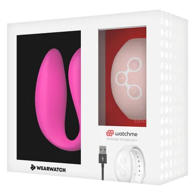 Watchme Dual Technology Vibrator Fuchsia / Pink | Wearwatch