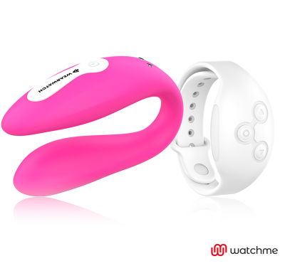 Watchme Dual Technology Vibrator Fuchsia / Snow | Wearwatch