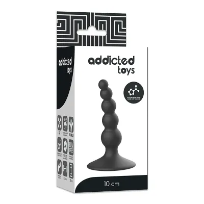 Analplug 10cm Schwarz – Addicted Toys