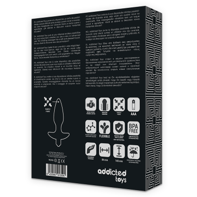 Premium Analplug Mit Vibration Schwarz | Addicted Toys