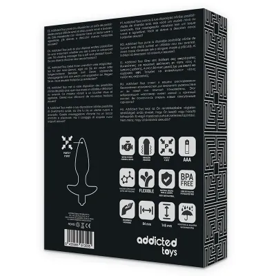 Premium Analplug Mit Vibration Schwarz – Addicted Toys