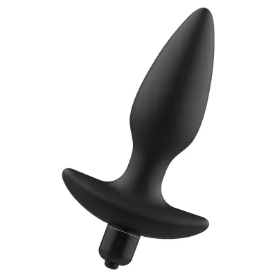 Premium Analplug Mit Vibration Schwarz – Addicted Toys