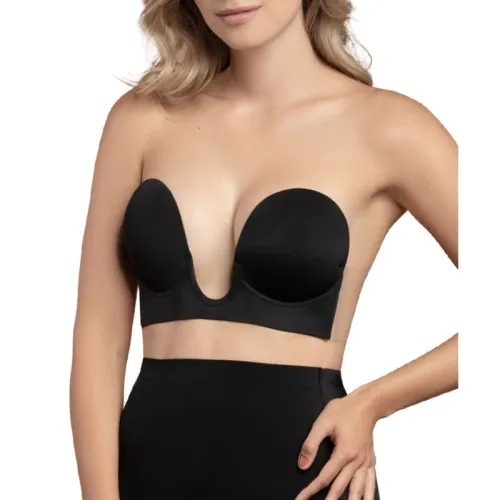 Nahtloser U-Style Bra - Schwarze Grösse A – Bye Bra