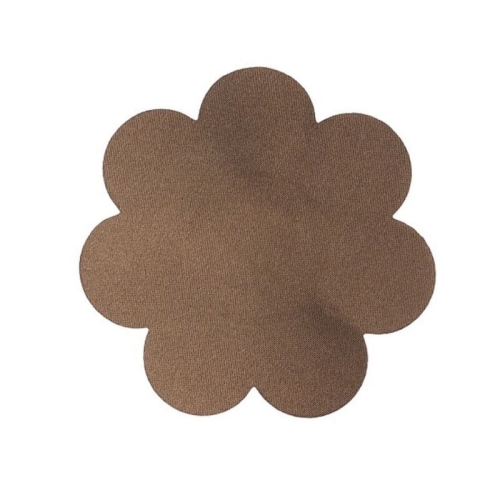 Körperband 5m X 6,5cm + 3 Paare Satin Nippel Abdeckungen Dunkelbraun | Bye Bra
