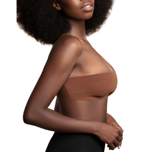 Körperband 5m X 6,5cm + 3 Paare Satin Nippel Abdeckungen Dunkelbraun | Bye Bra