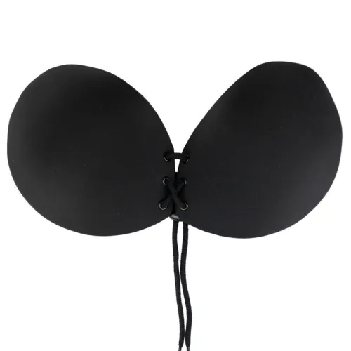 Rund Lace-It Bra - Schwarz – Bye Bra