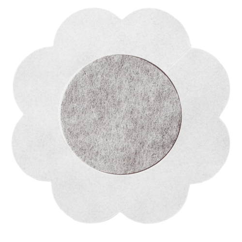 Blumen Nipplepatches 3 Stk. M