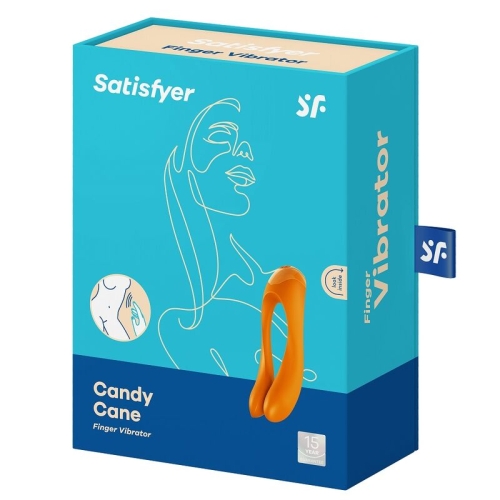 Candy Cane Fingervibrator Orange | Satisfyer