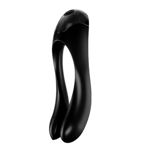 Candy Cane Fingervibrator Schwarz | Satisfyer
