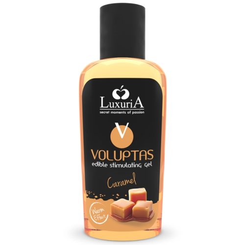 Voluptas Essbares Massagegel Karamell 100ml | Luxuria