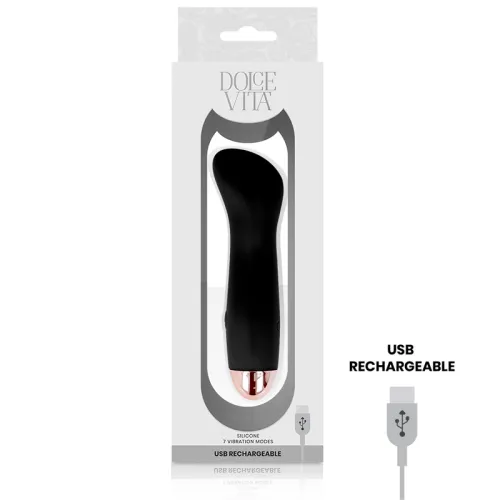 Vibrator 1 Schwarz 7 Modi | Dolce Vita