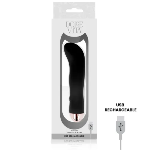 Vibrator 2 Schwarz 7modi | Dolce Vita