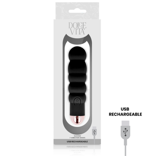 Vibrator 6 Schwarz 7 Modi | Dolce Vita