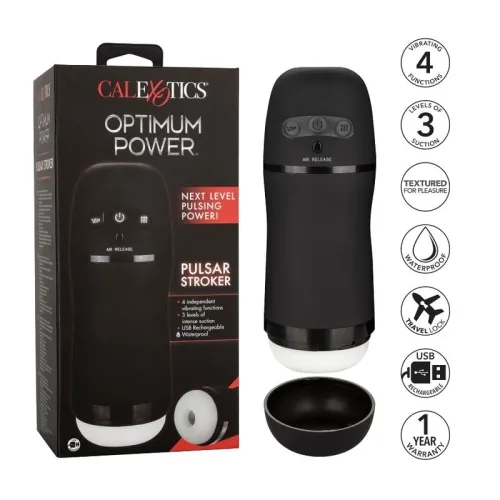 Optimal Power Stroker Vibrier- Und Saugfunktionen – Calex