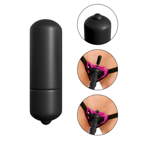 Vibrating Strap On Set Purple | Fetish Fantasy