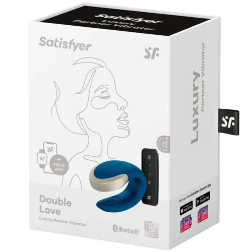 Double Love Luxury Partnervibrator Blau – Satisfyer