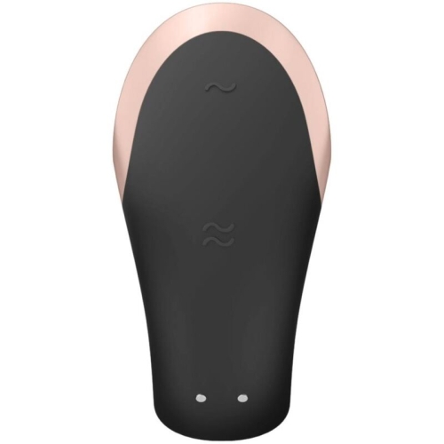 Double Love Luxury Partnervibrator Schwarz | Satisfyer
